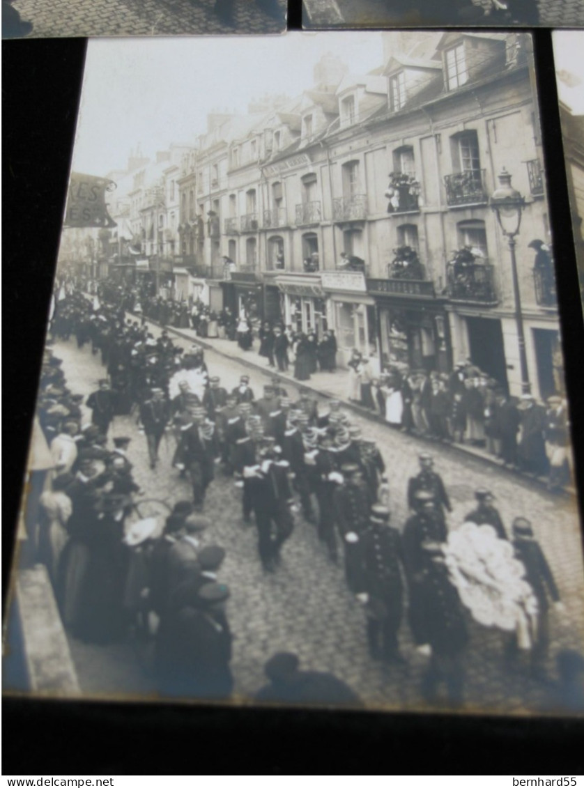 Dieppe Rue De La Barre 5 Cpa Foto Carte Postale 2.ième Guerre Mondiale - Dieppe