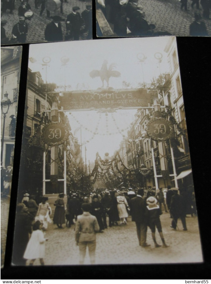 Dieppe Rue De La Barre 5 Cpa Foto Carte Postale 2.ième Guerre Mondiale - Dieppe