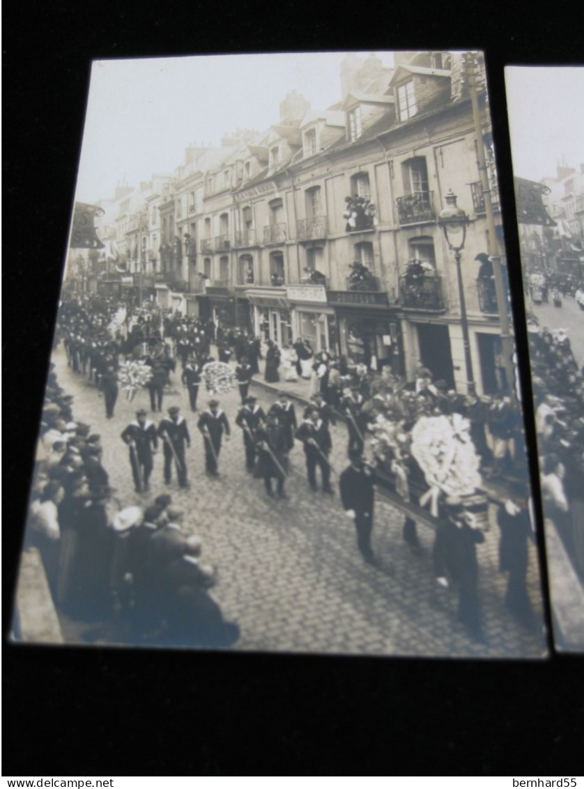 Dieppe Rue De La Barre 5 Cpa Foto Carte Postale 2.ième Guerre Mondiale - Dieppe