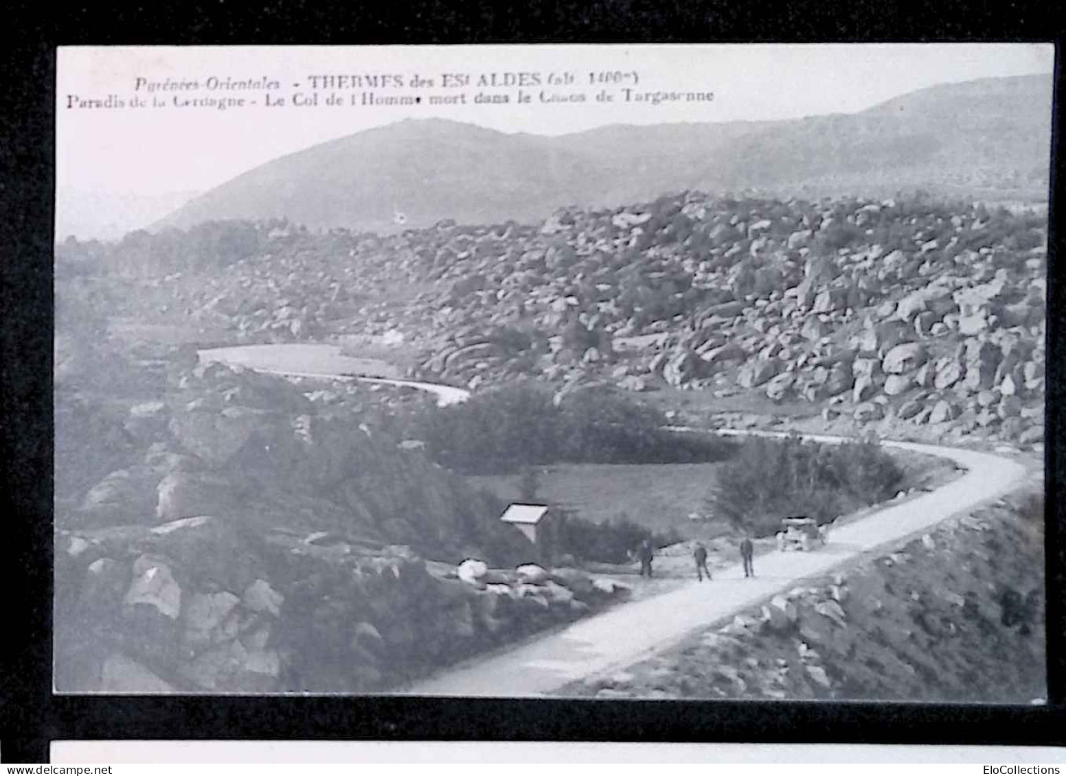 Cp, 66, Thermes Des Escaldes, Paradis De La Cerdagne, Le Col De L'homme Mort Dans Le Chaos De Targasonne, Vierge - Andere & Zonder Classificatie