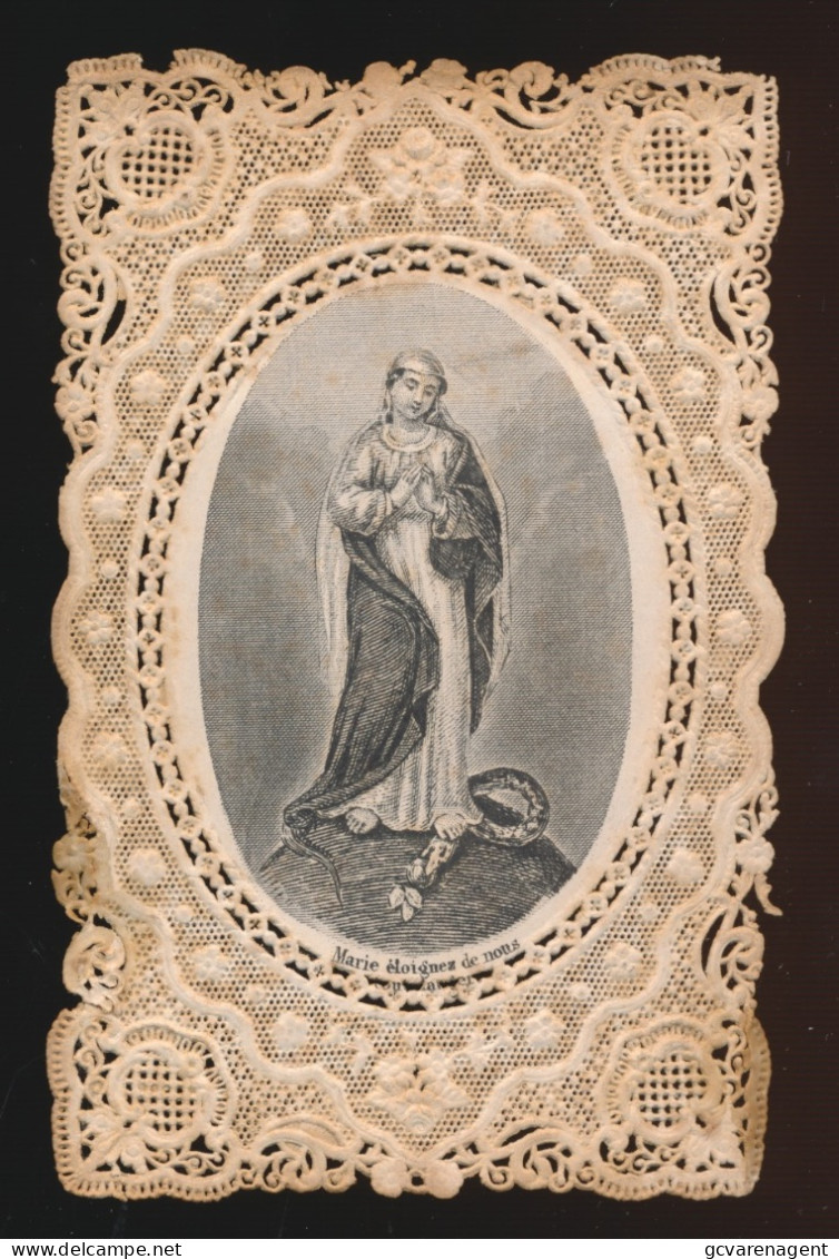 H.PRENTJE , IMAGE PIEUSE.  ==   MARIE ELOIGNES DE NONS     +-   11 X 7 CM.     ZIE AFBEELDINGEN. - Andachtsbilder