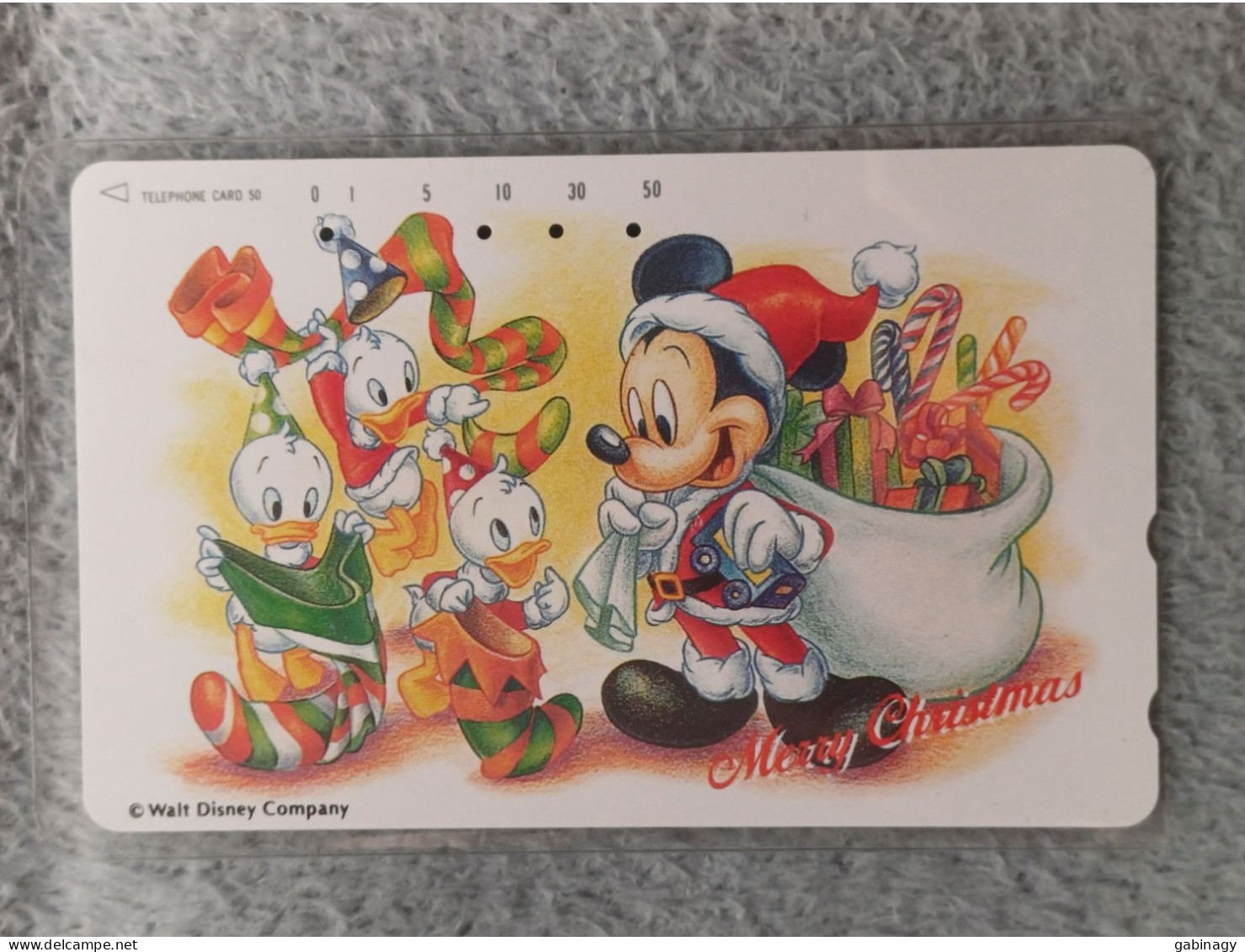 DISNEY - JAPAN - H154 - MERRY CHRISTMAS - 110-171212 - Disney