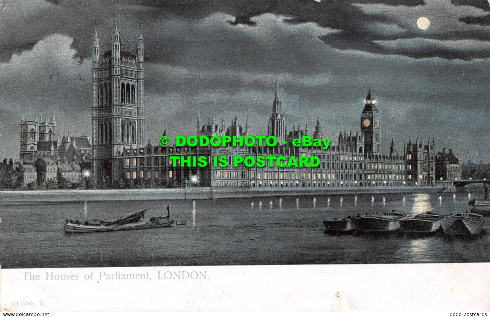 R537440 London. The Houses Of Parliament. F. Hartmann - Otros & Sin Clasificación