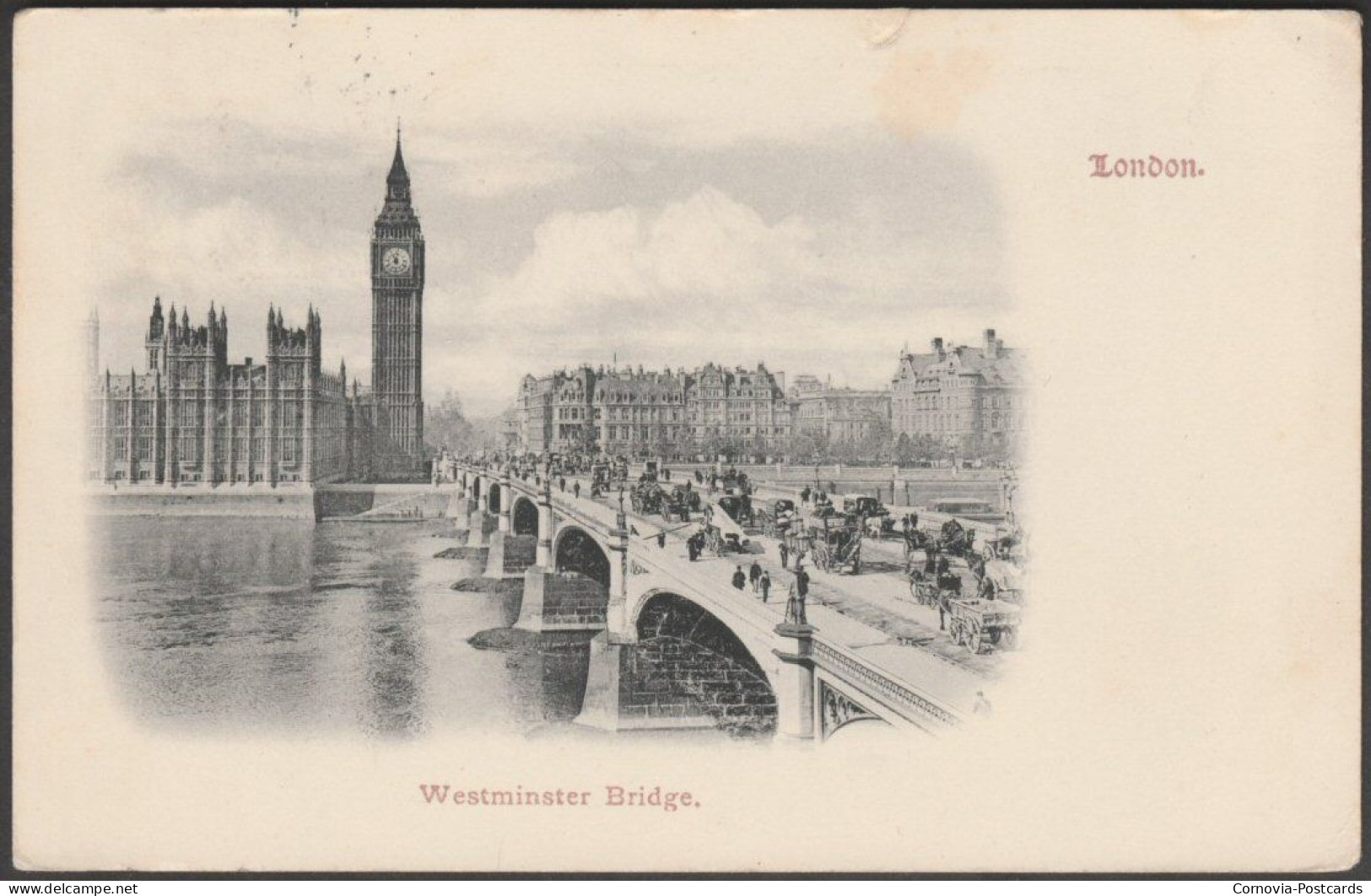 Westminster Bridge, London, 1906 - Postcard - Autres & Non Classés