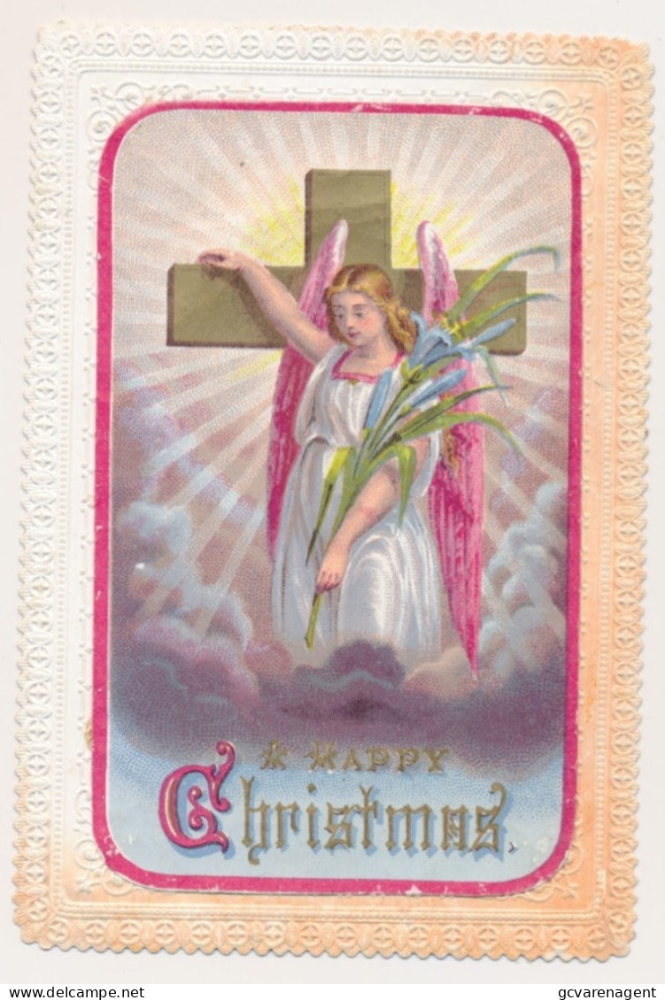 H.PRENTJE , IMAGE PIEUSE.  ==  A HAPPY CHRISMAS.    +-   11 X 7 CM.     ZIE AFBEELDINGEN. - Andachtsbilder