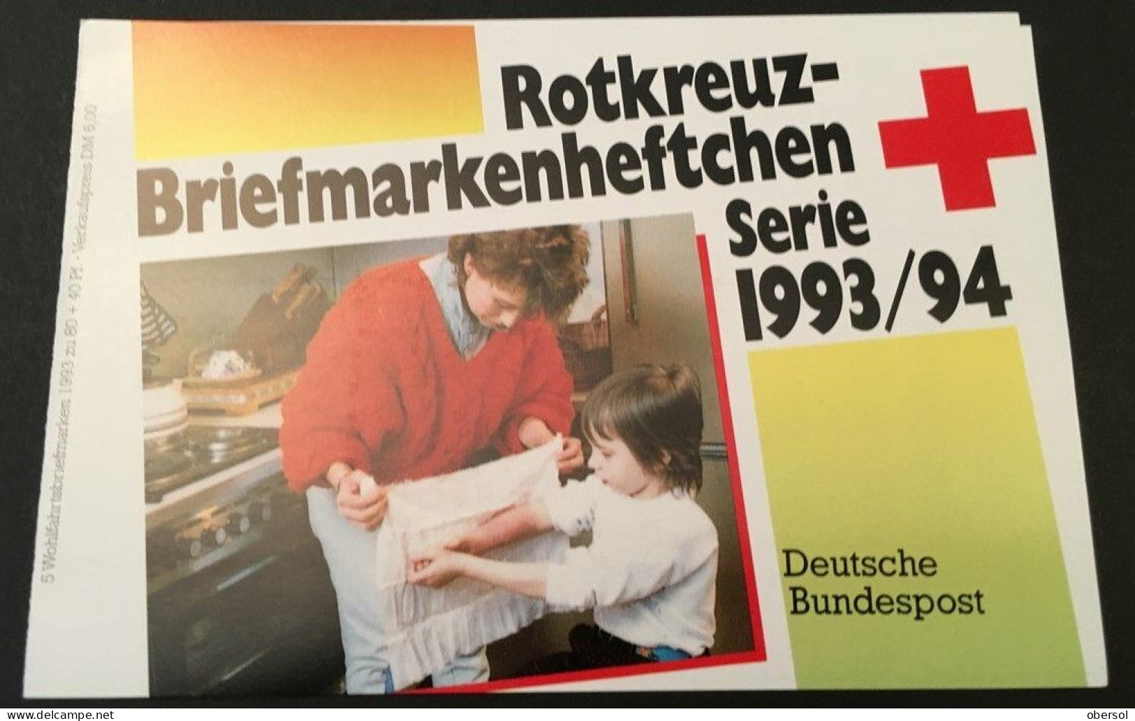 Germany Bund RedCross 1993,1994 Complete Booklet 80+40 MNH RR - Nuevos