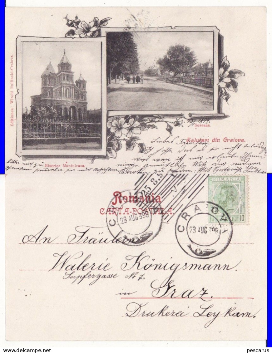 Romania,Rumanien,Roumanie                             - Craiova- Soseaua. Biserica Mantuleasa- R - Romania