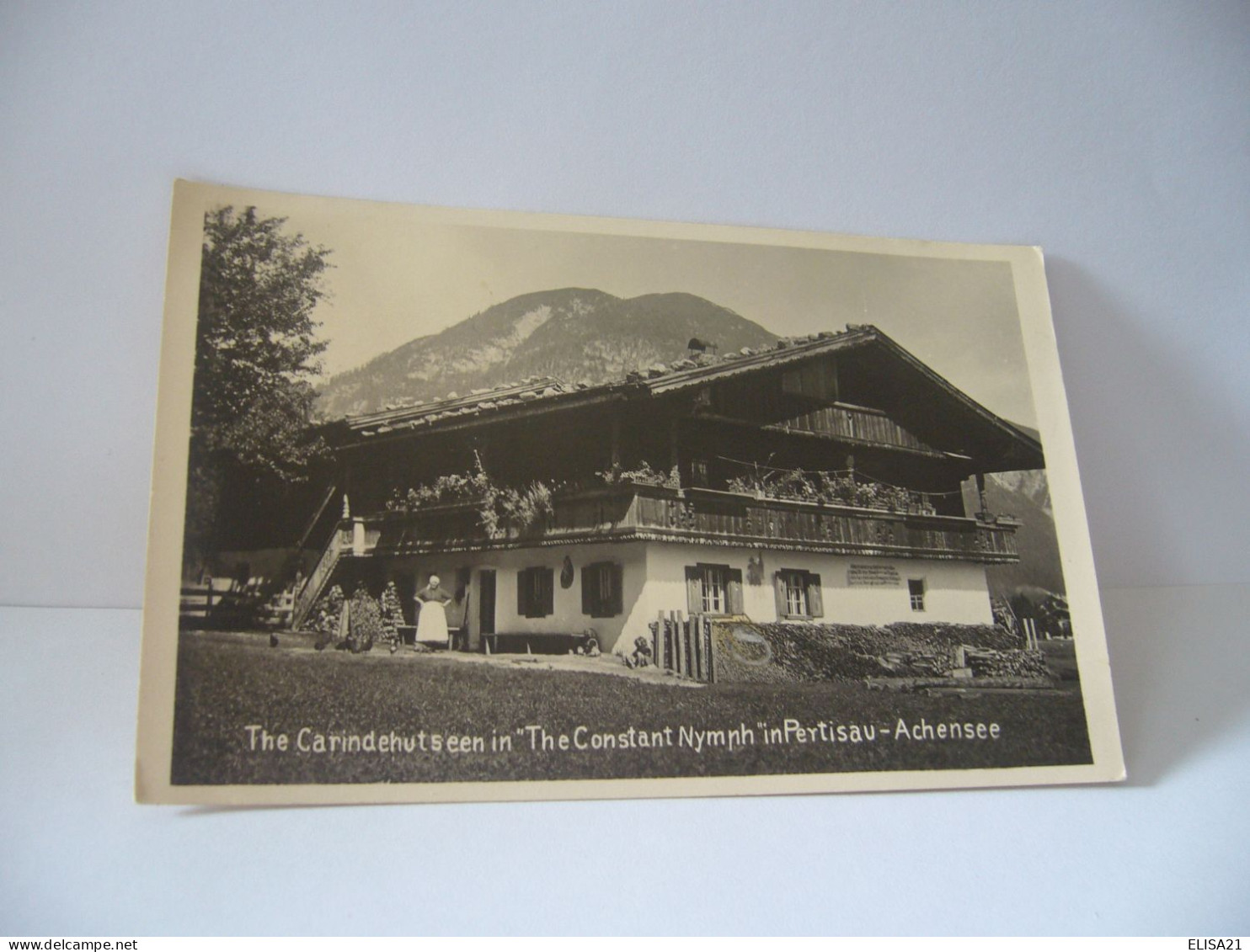 THE CARINDEHUTSEEN IN THE CONSTANT NYMPH IN PERTISAU ACHENSEE ALLEMAGNE TYROL CPA - Otros & Sin Clasificación