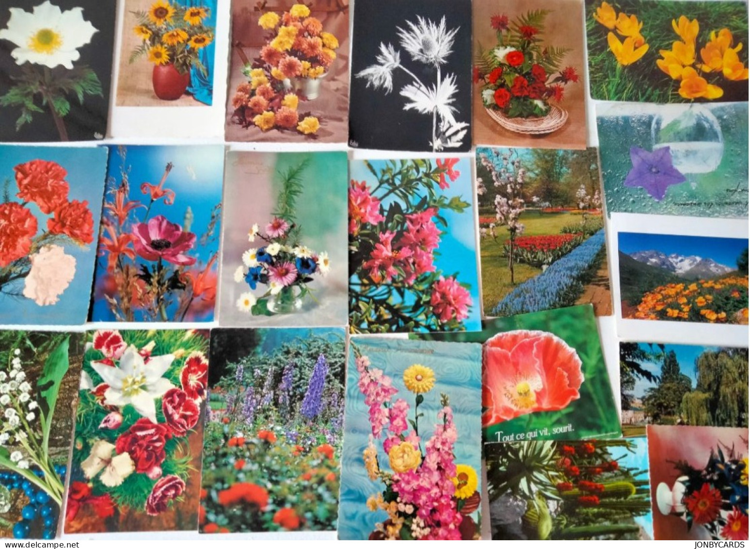 Dèstockage - Flowers,Blumen,Flores Lot Of 100+++ Postcards.#51L - Fleurs