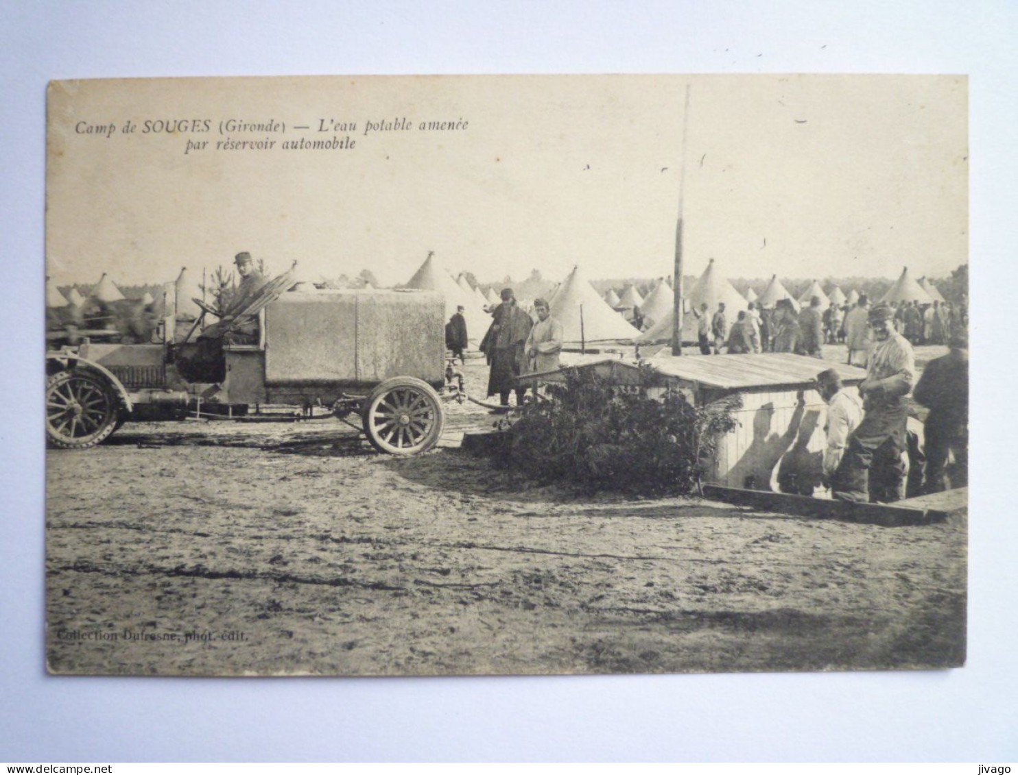 2024 -1581  CAMP De SOUGES  (Gironde)  :  L'eau Potable Amenée Par Réservoir Automobile   XXX - Altri & Non Classificati