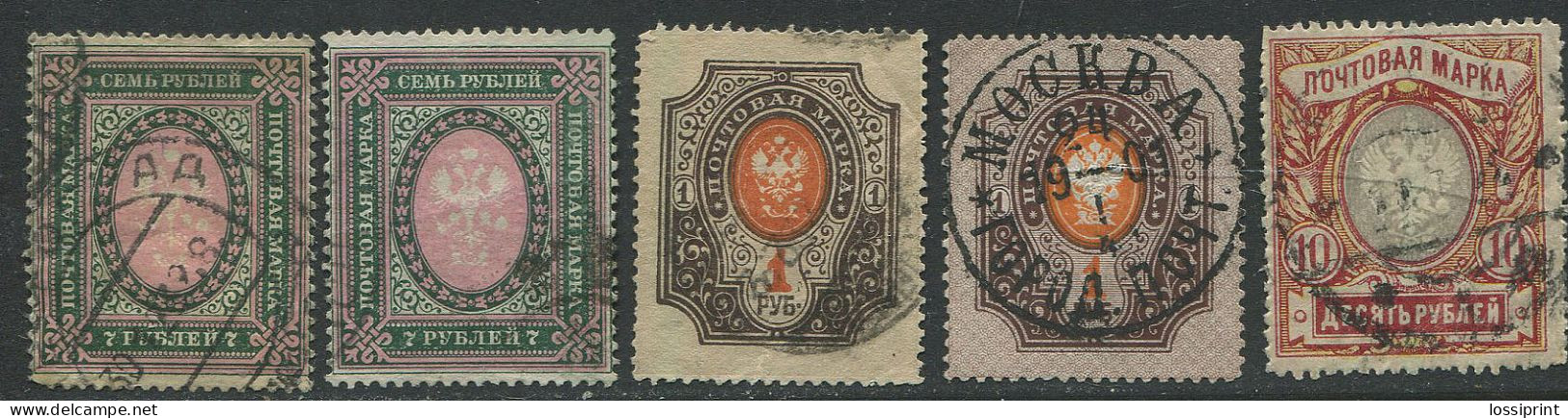 Russia:Used Stamps 1910, Variations, 1910-... - Usados