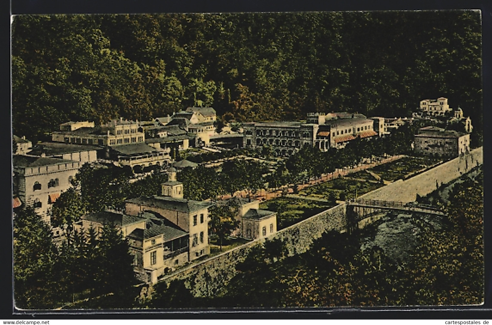 AK Herkulesbad, Ortsansicht Aus Der Vogelschau  - Roumanie