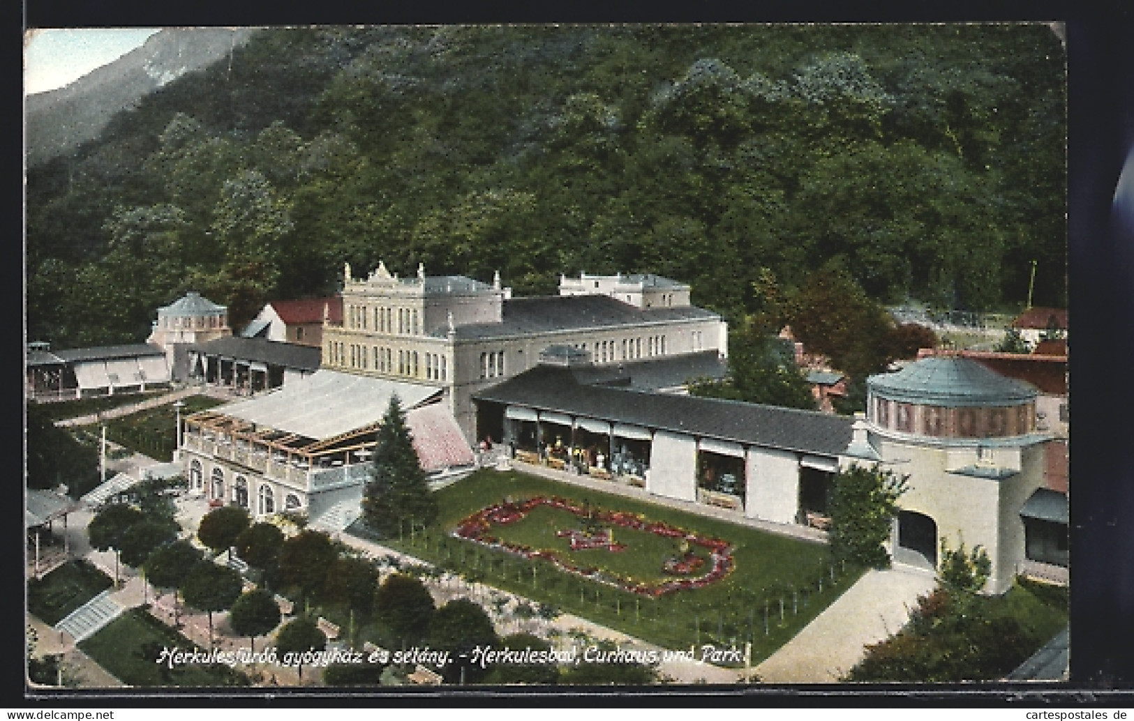 AK Herkulesbad, Curhaus Und Park, Gyogyhaz Es Setany  - Romania