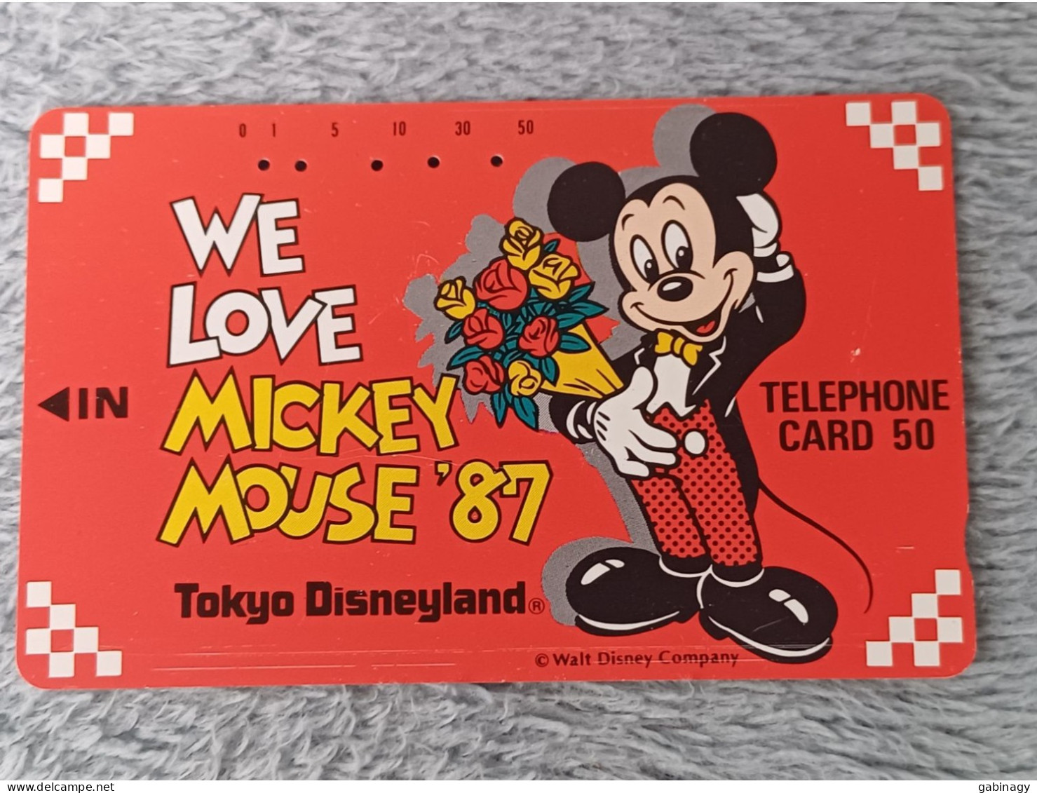 DISNEY - JAPAN - H157 - WE LOVE MICKEY MOUSE '87 - 110-33345 - Disney