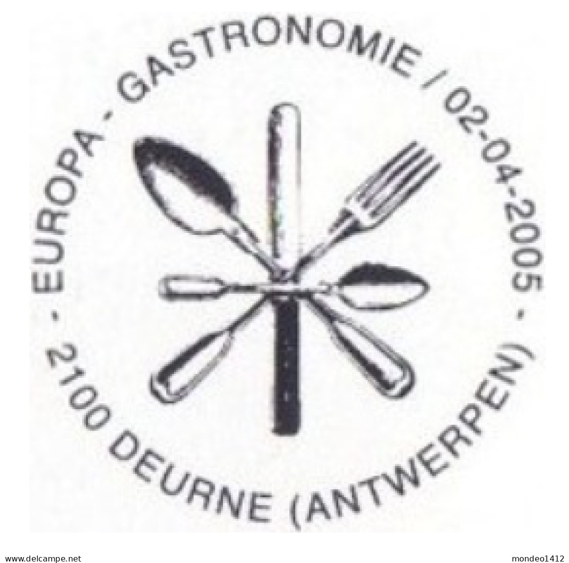 België OBP 3386/3387 - EUROPA Stamps - Gastronomy - Gebraucht