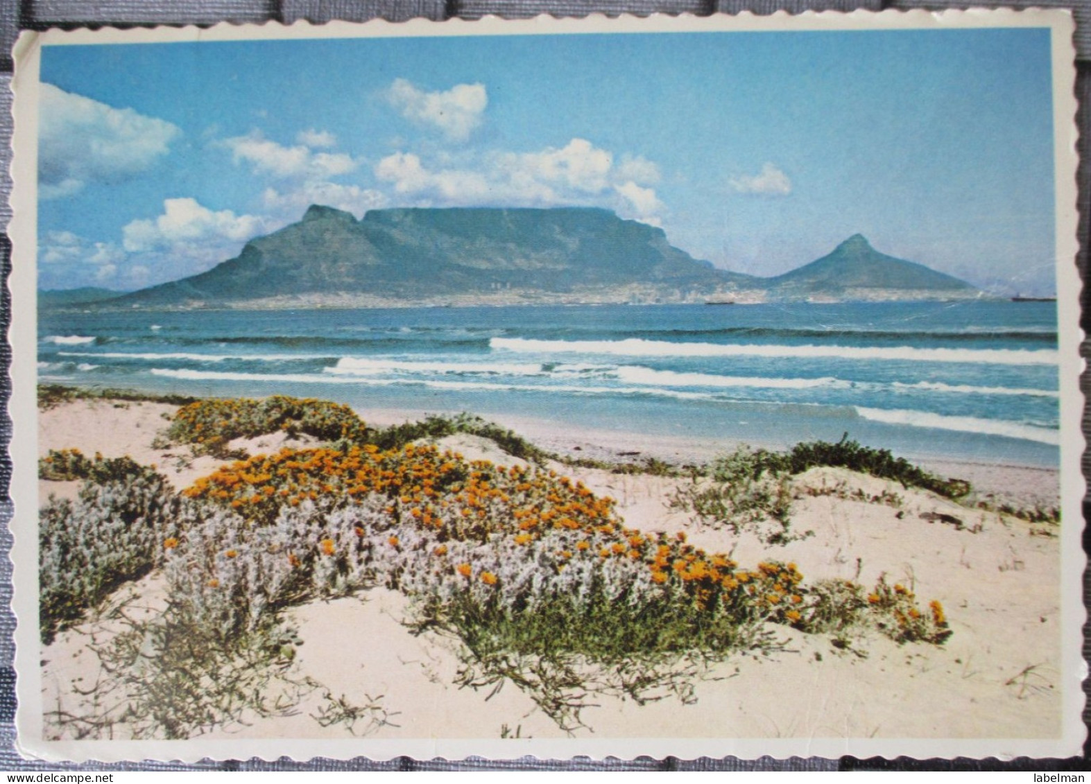 SOUTH AFRICA CAPE TOWN TABLE MOUNTAIN CARD KARTE POSTCARD ANSICHTSKARTE PICTURE CARTOLINA CARD CARTE POSTALE POSTKARTE - Afrique Du Sud