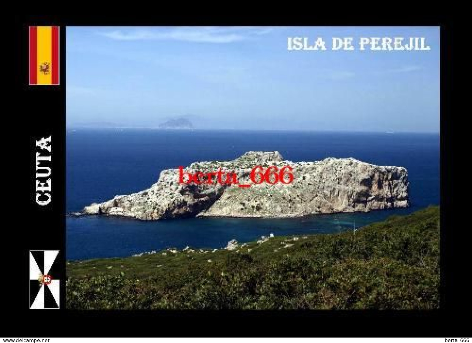 Ceuta Perejil Island Spain North Africa New Postcard - Perejil