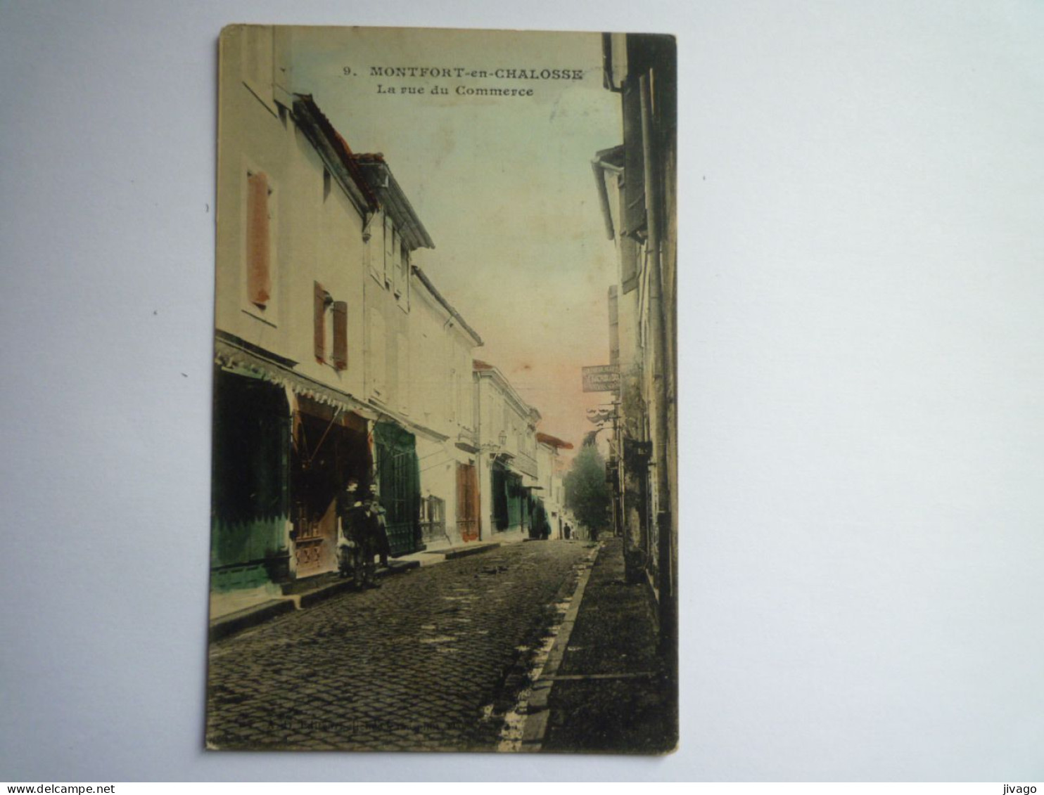 2024 -1583  MONTFORT-en-CHALOSSE  (Landes)  :  La Rue Du Commerce   1906   XXX - Montfort En Chalosse