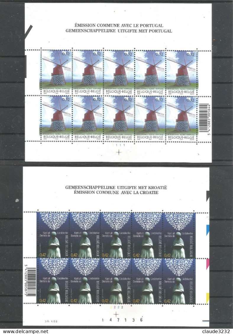 4.Belgique : timbres neufs**