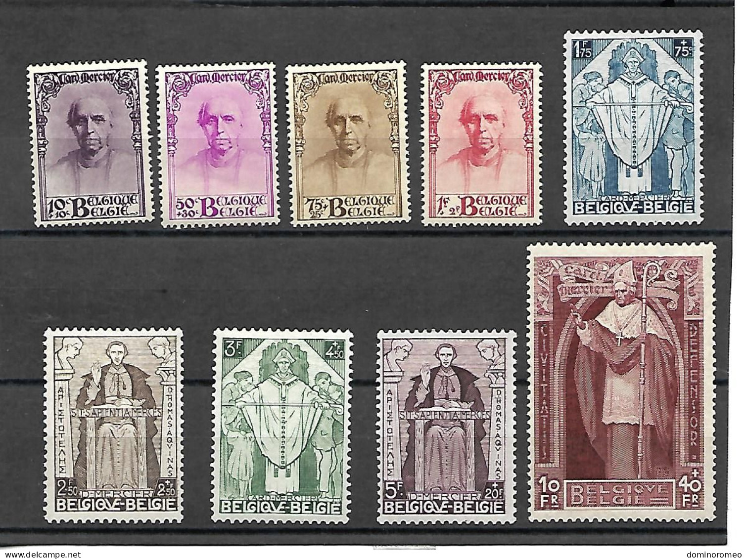 OCB 342 ==> 350 ** Postfris Zonder Scharnier - Unused Stamps