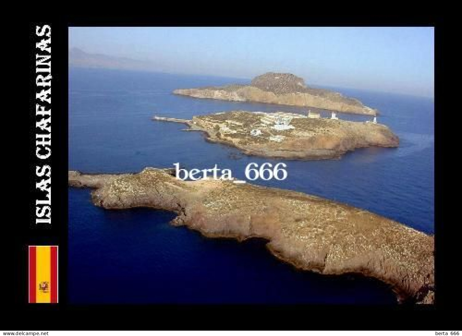 Chafarinas Islands Aerial View Spain North Africa New Postcard - Chafarinas