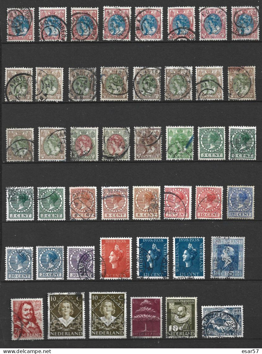 Bon Lot De Timbres Des Pays-Bas - Verzamelingen