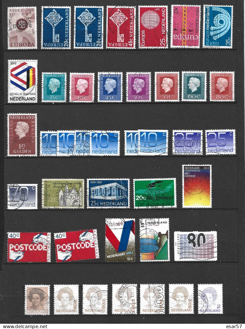 Bon Lot De Timbres Des Pays-Bas - Collezioni