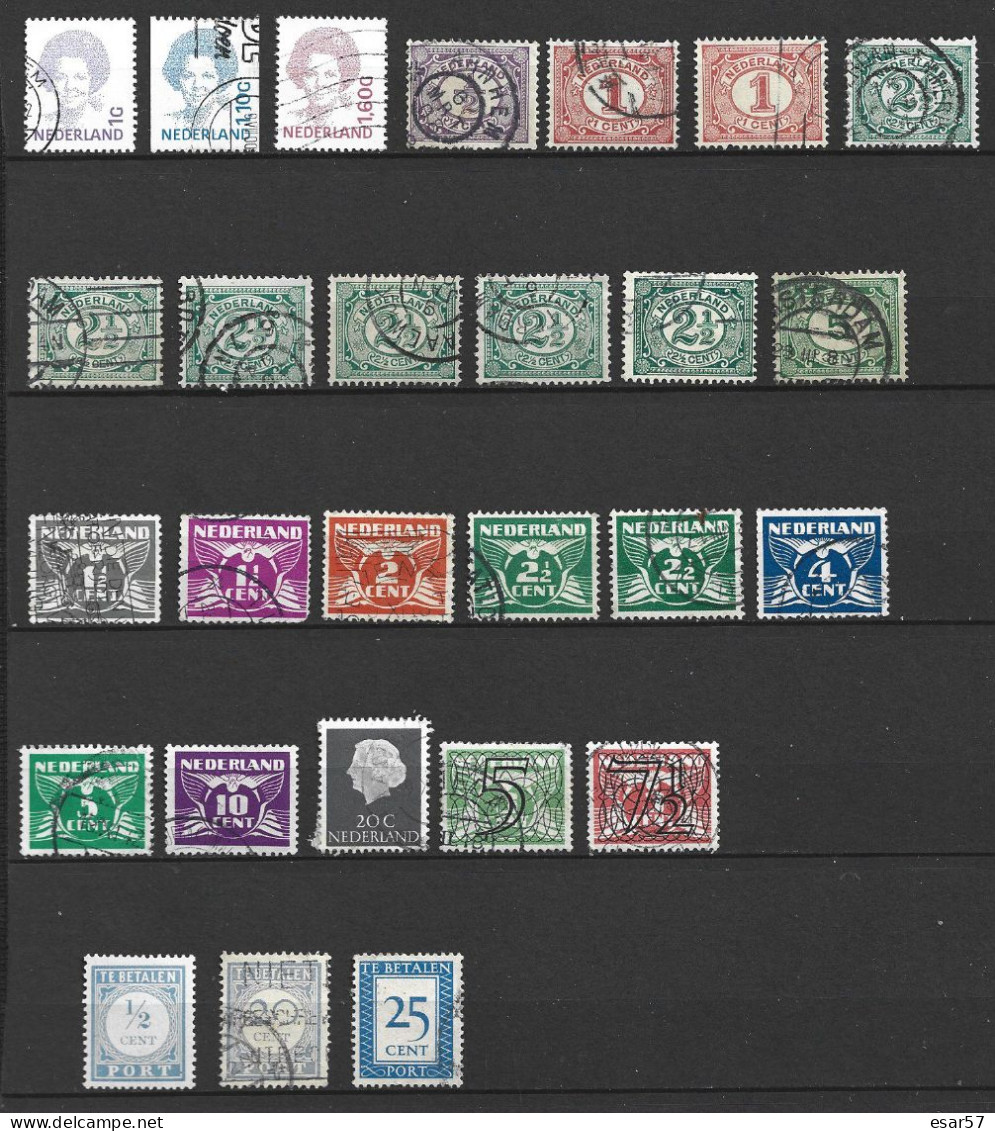 Bon Lot De Timbres Des Pays-Bas - Sammlungen