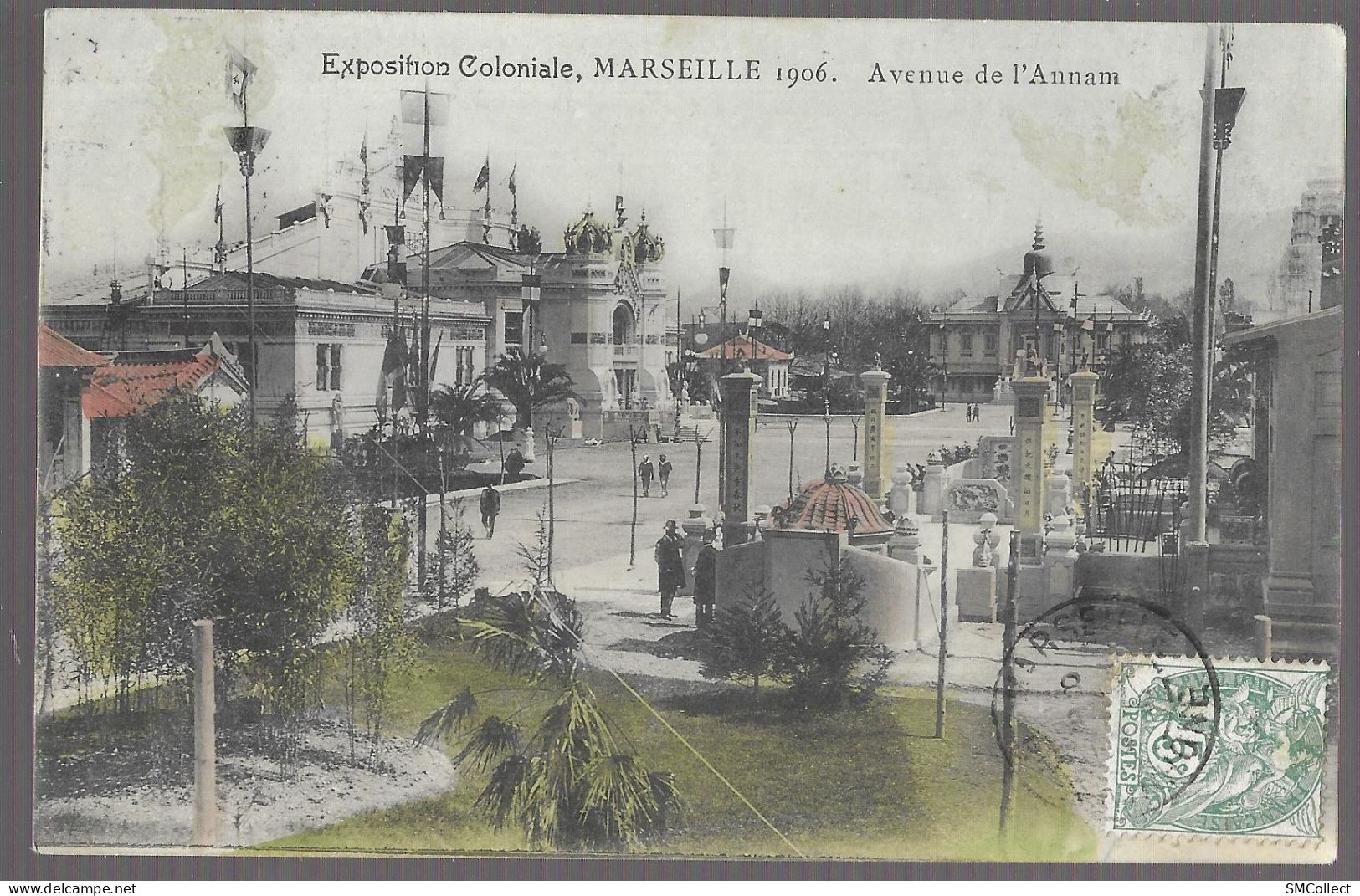 Marseille, Exposition Coloniale 1906, Avenue De L'Annam (A17p36) - Mostre Coloniali 1906 – 1922