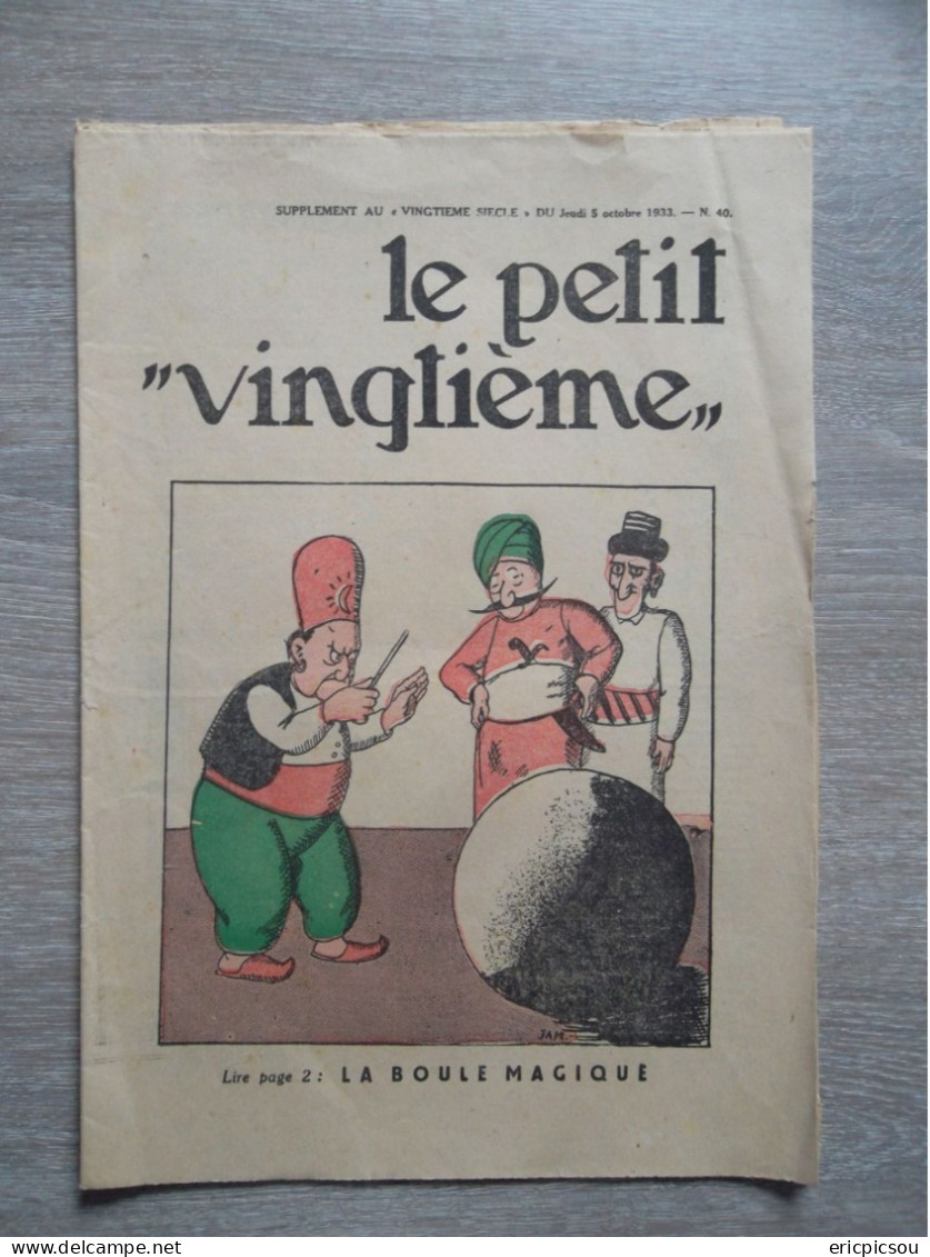 Le Petit Vingtième N40 ( 05 Octobre 1933 ) - Hergé