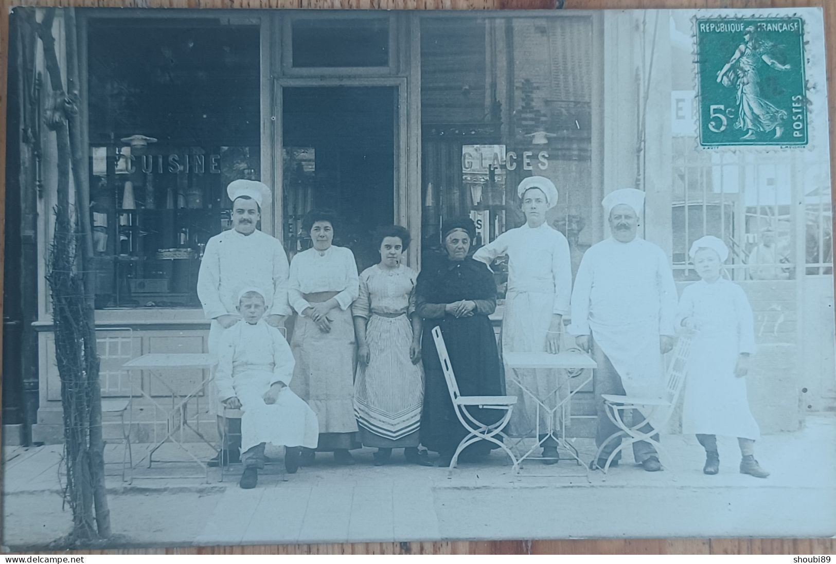 BOULANGERIE PATISSERIE MATHIEU 115 BOULEVARD DE CHAMPIGNY LA VARENNE  MAGASIN DEVANTURE CARTE PHOTO - Andere & Zonder Classificatie