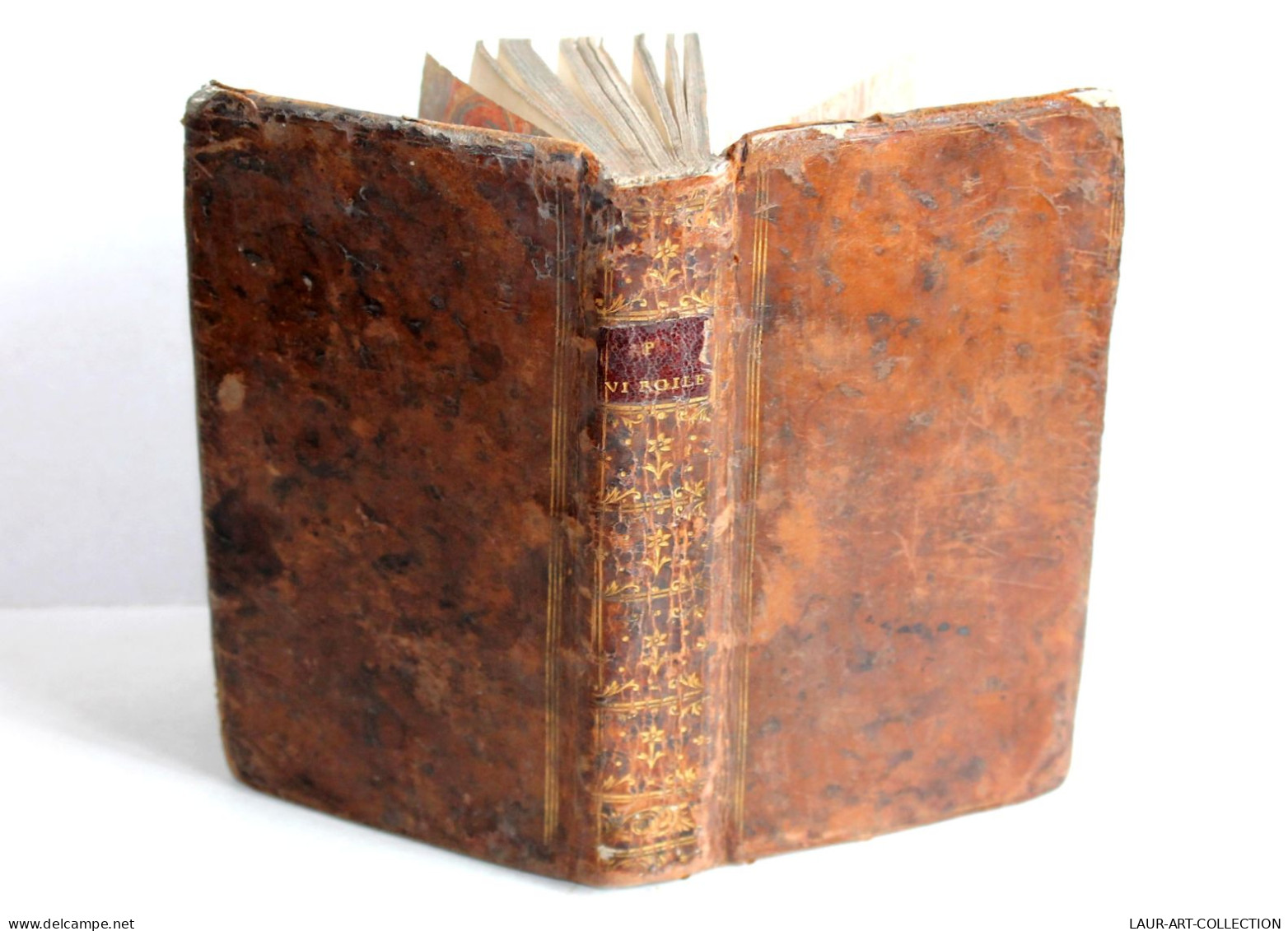 P. VIRGILII MARONIS OPERA CUM NOTIS AD UFUM SCHOLARUM 1764 DESAINT BROCAS / En LATIN / LIVRE XVIIIe SIECLE (2204.2) - Alte Bücher