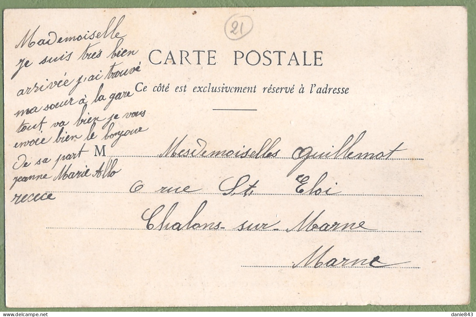 CPA Dos Précurseur - COTE D'OR - RECEY SUR OURCE - LA MAISON DU R. P. LACORDAIRE - LE SALON - Otros & Sin Clasificación