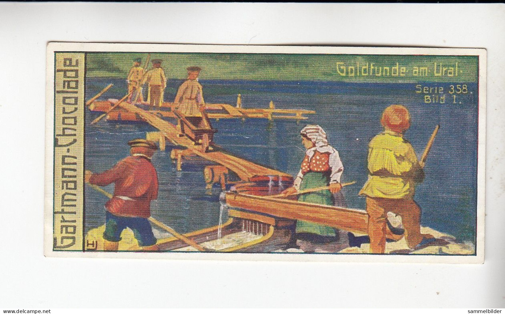 Gartmann Goldgewinnung  Goldfunde Am Ural    Serie 358 #1 Von 1912 - Other & Unclassified