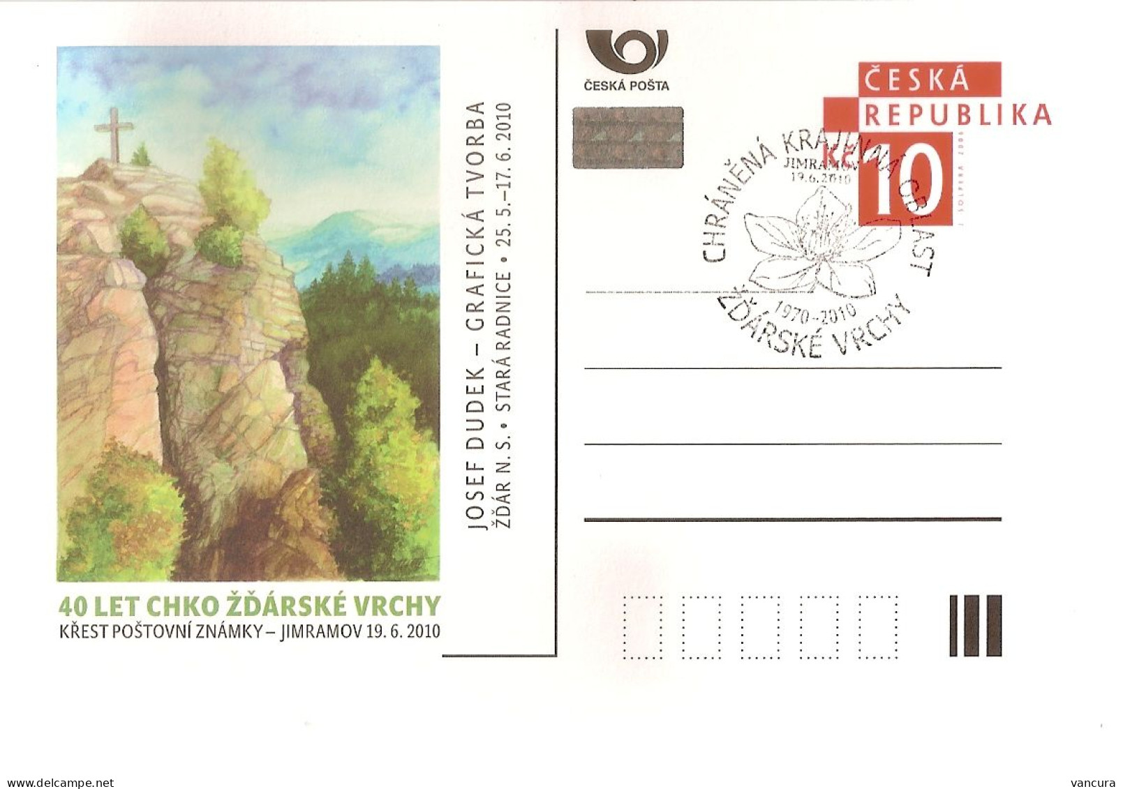 CDV B 642 Czech Republic Protected Area Of Zdarske Hills 2010 - Natura