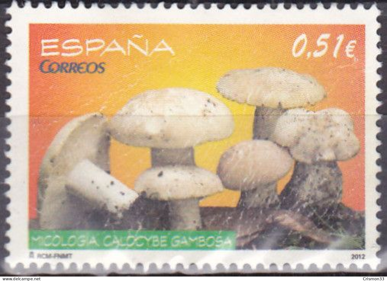 2012 - MICOLOGIA CALOCYBE GAMBOSA - EDIFIL 4742 - Usados