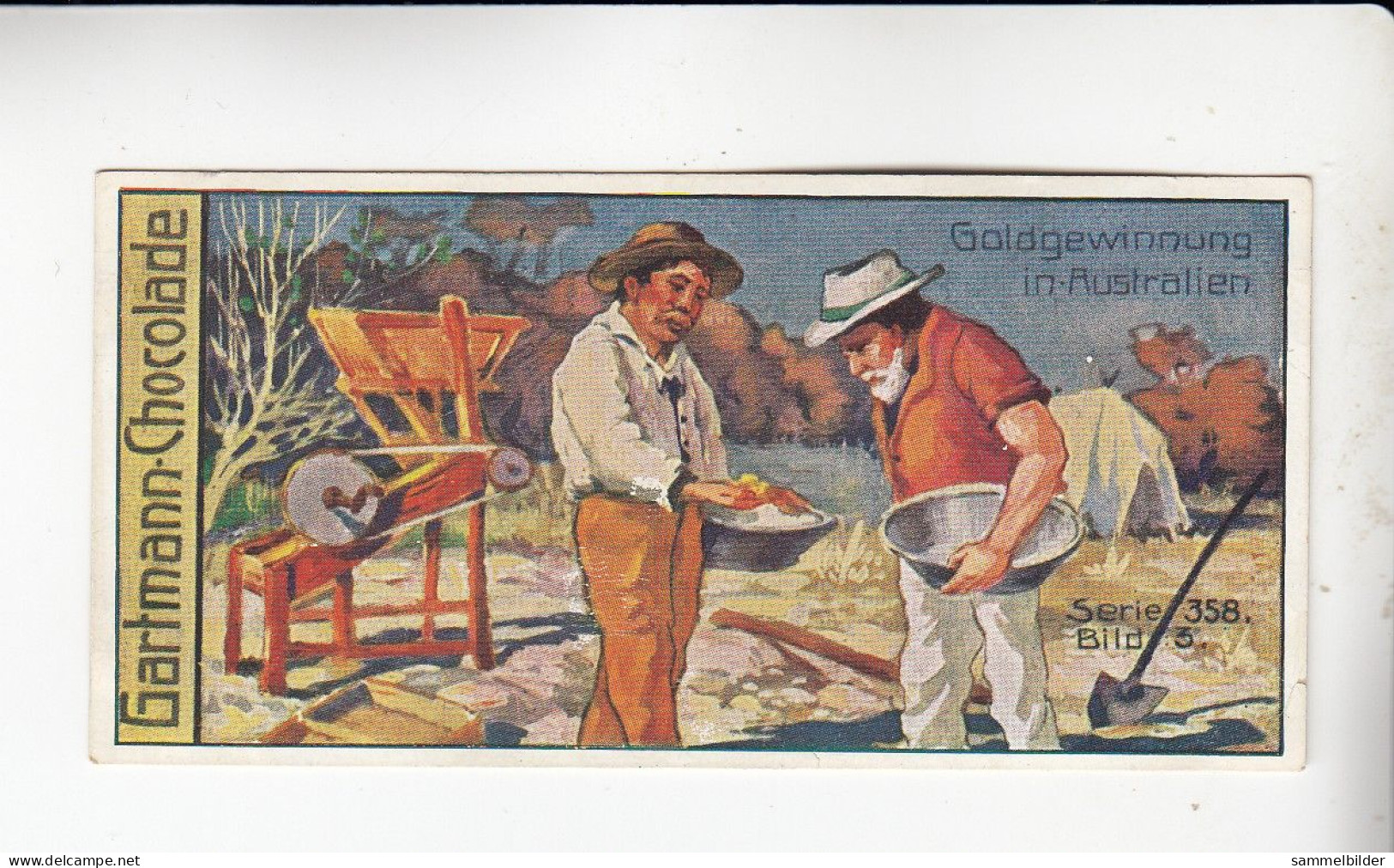 Gartmann Goldgewinnung  In Australien     Serie 358 #3 Von 1912 - Altri & Non Classificati