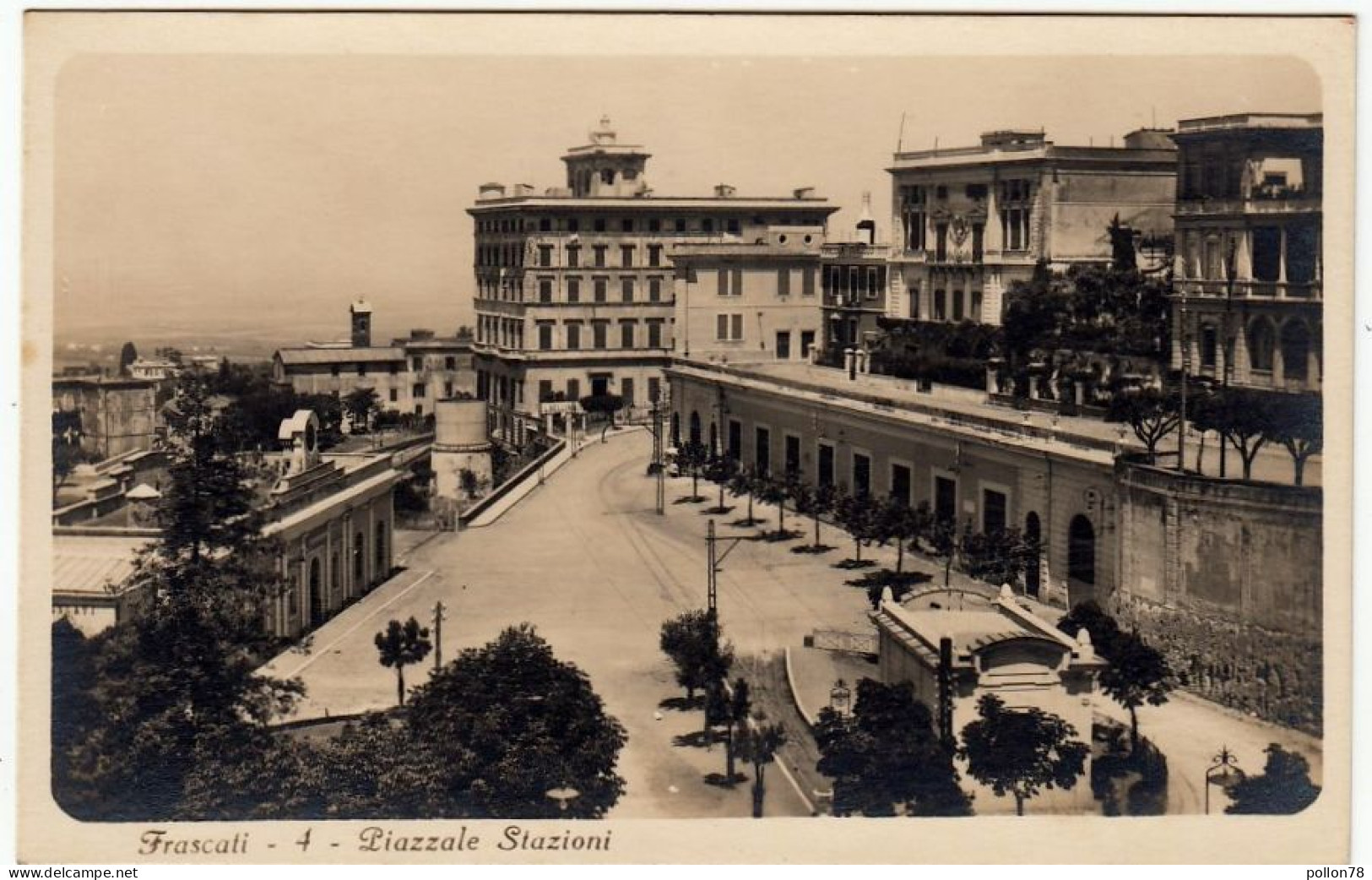 FRASCATI - 4 - PIAZZALE STAZIONI - Vedi Retro - Formato Piccolo - Autres & Non Classés