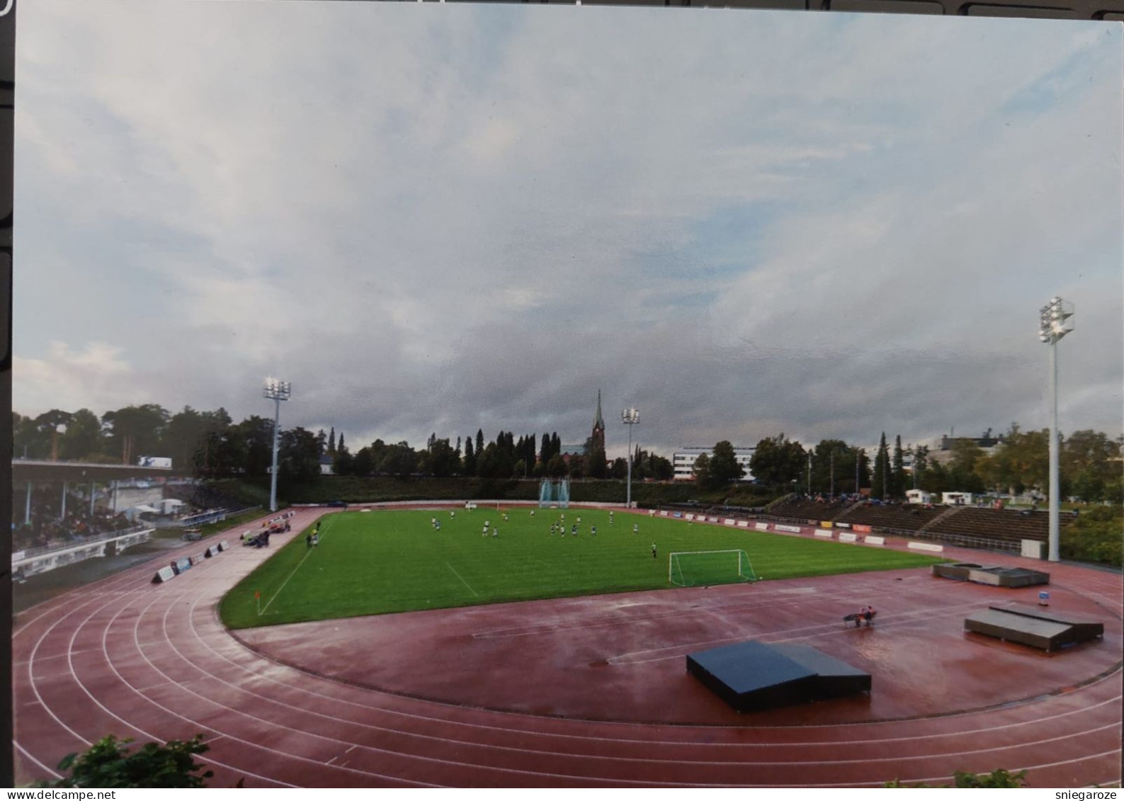 Postcard Stadium Mikkeli Finland- Stadion Stade Stadio Estadio - Stadi