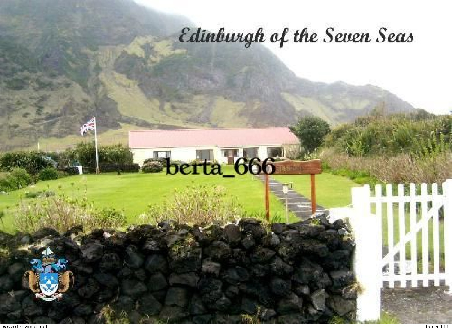 Tristan Da Cunha Island Edinburgh Of The Seven Seas New Postcard - Unclassified