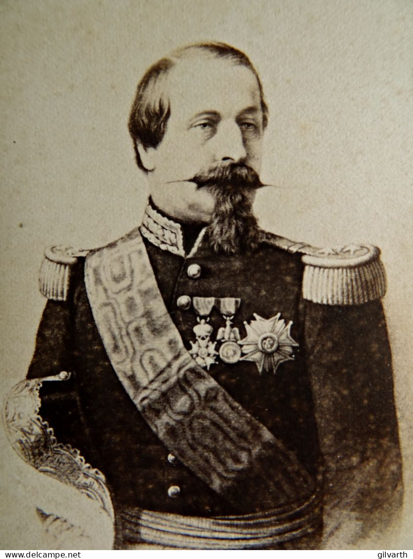 Photo Cdv Neurdein, Paris - L'empereur Napoléon III Ca 1860-65 L679B - Ancianas (antes De 1900)