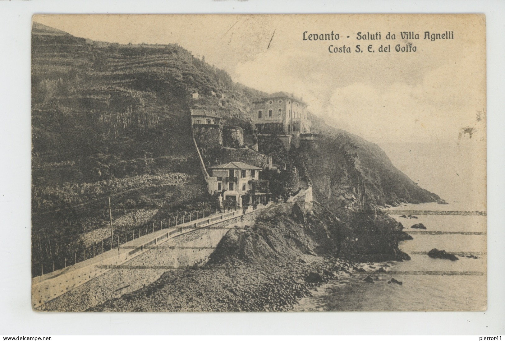 ITALIE - LIGURIA - LEVANTO - Saluti Da Villa Agnelli , Costa S.E. Del Golfo - Altri & Non Classificati