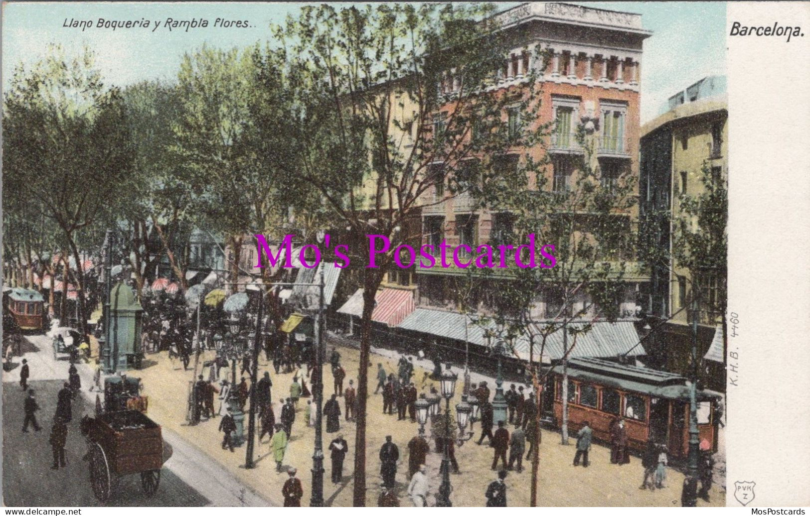 Spain Postcard - Barcelona, Llano Boqueria Y Rambla Flores   DZ244 - Barcelona