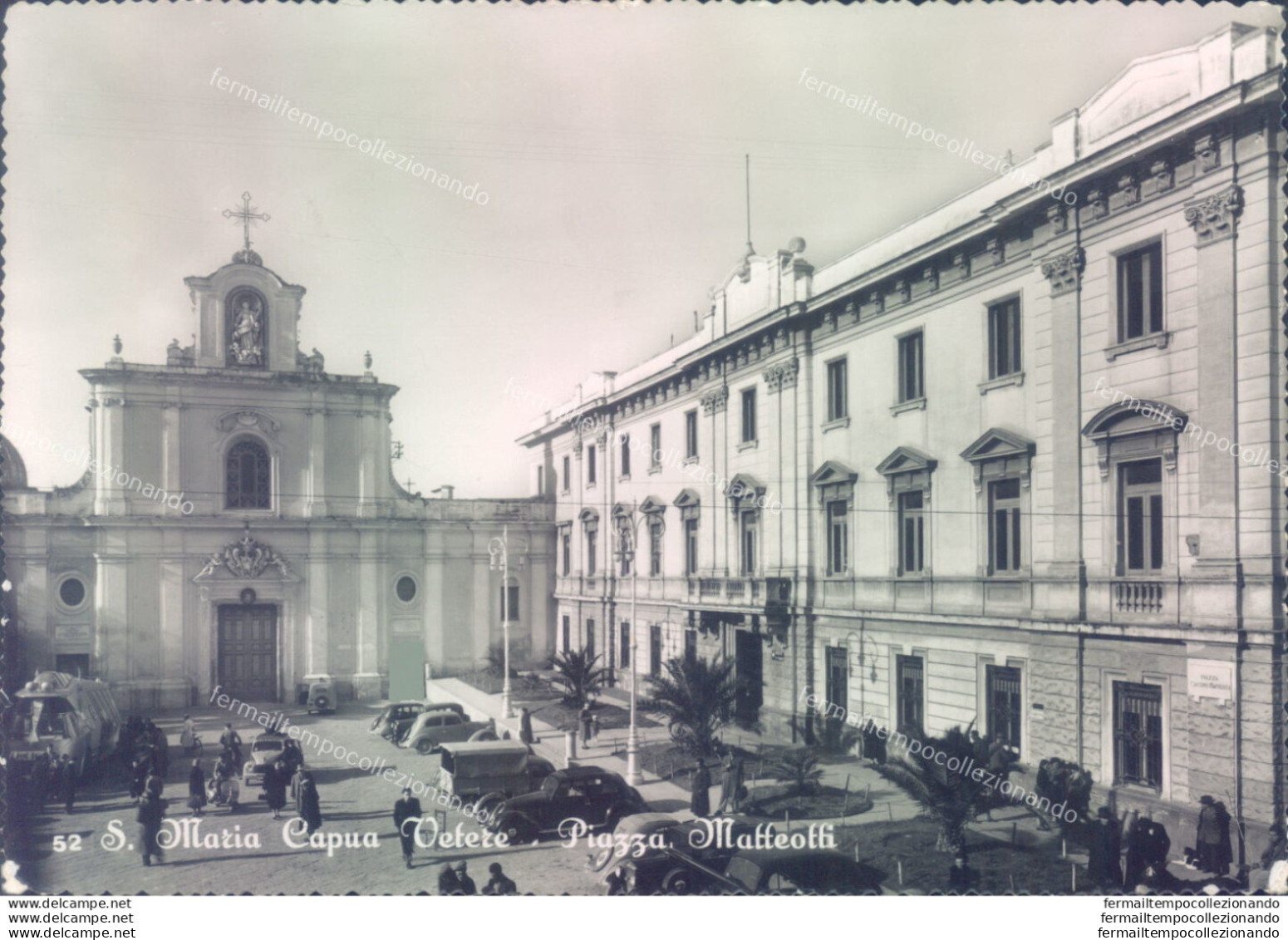 Ag489 Cartolina S.maria Capua Vetere Piazza Matteotti Provincia Di Caserta - Caserta