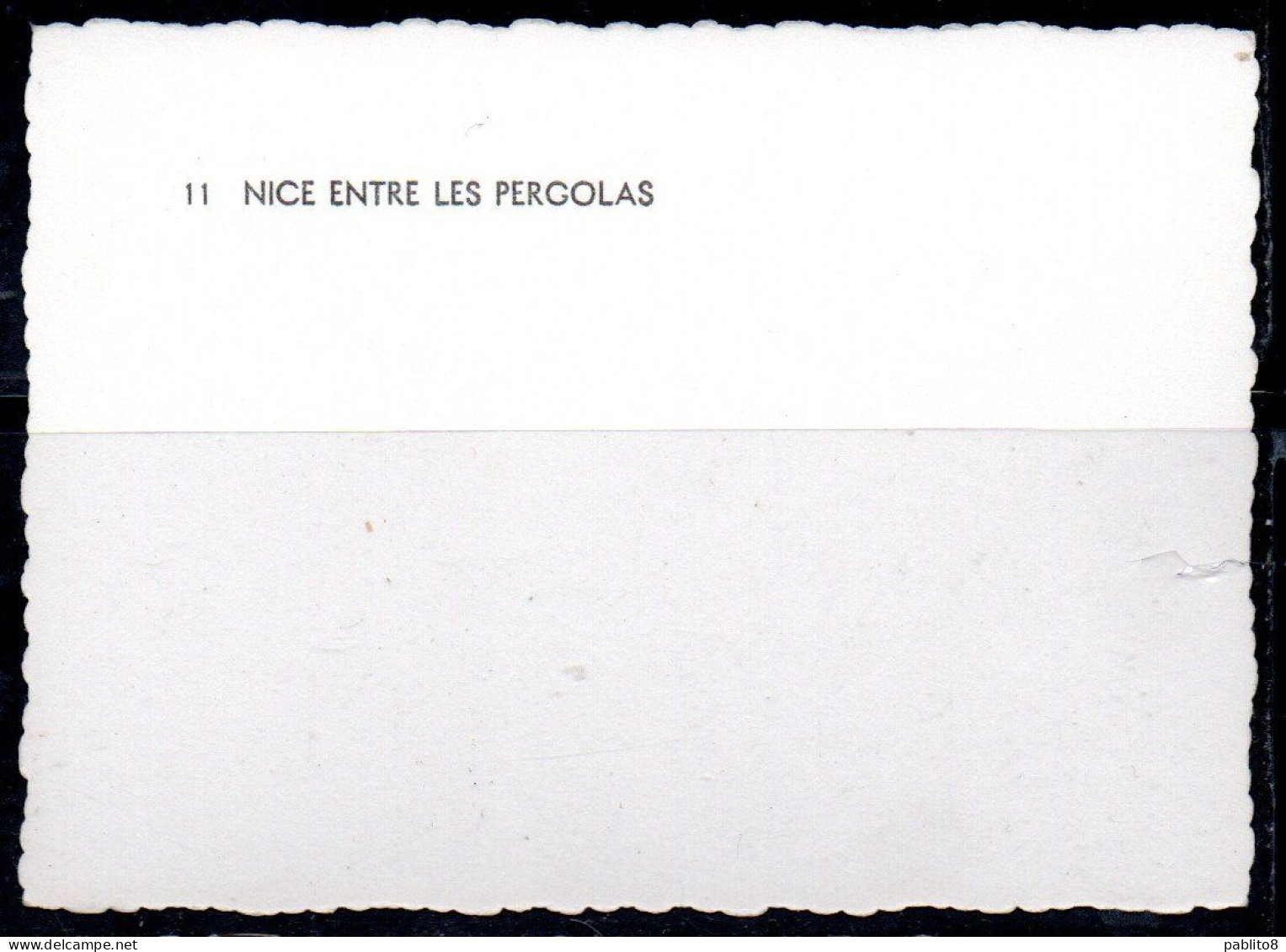 FRANCE FRANCIA NICE ENTRE LE PERGOLAS CARTE CARD CARTOLINA UNUSED NUOVA - Other & Unclassified