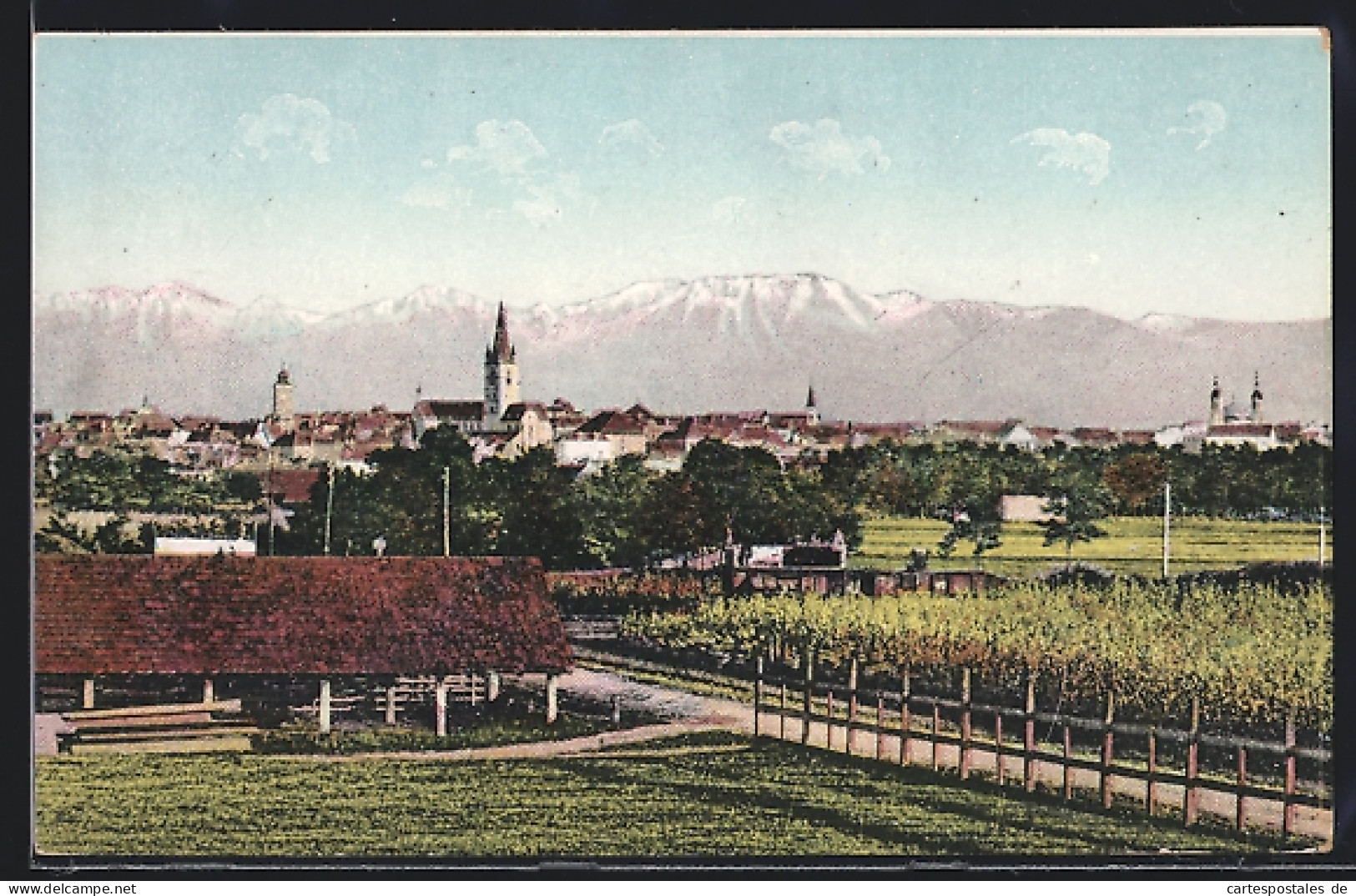 AK Hermannstadt, Gesamtansicht Aus Der Ferne  - Rumänien