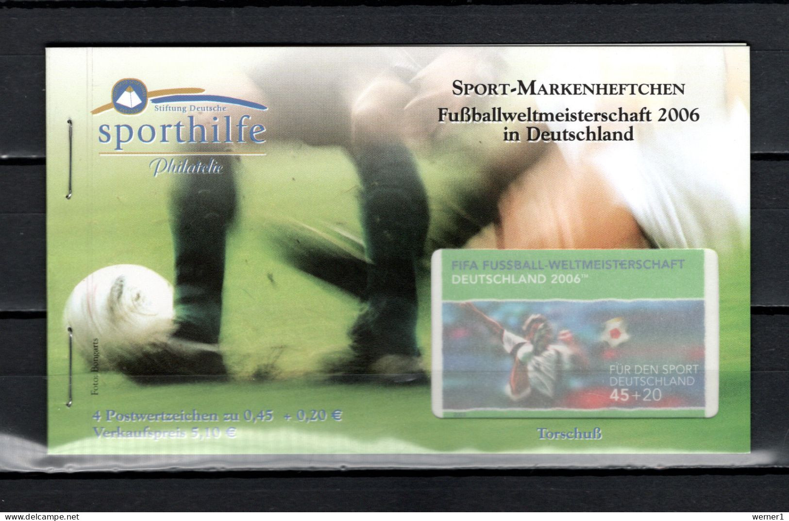 Germany 2003 Football Soccer World Cup Stamp Booklet With 4 Stamps + Vignette MNH - 2006 – Germany