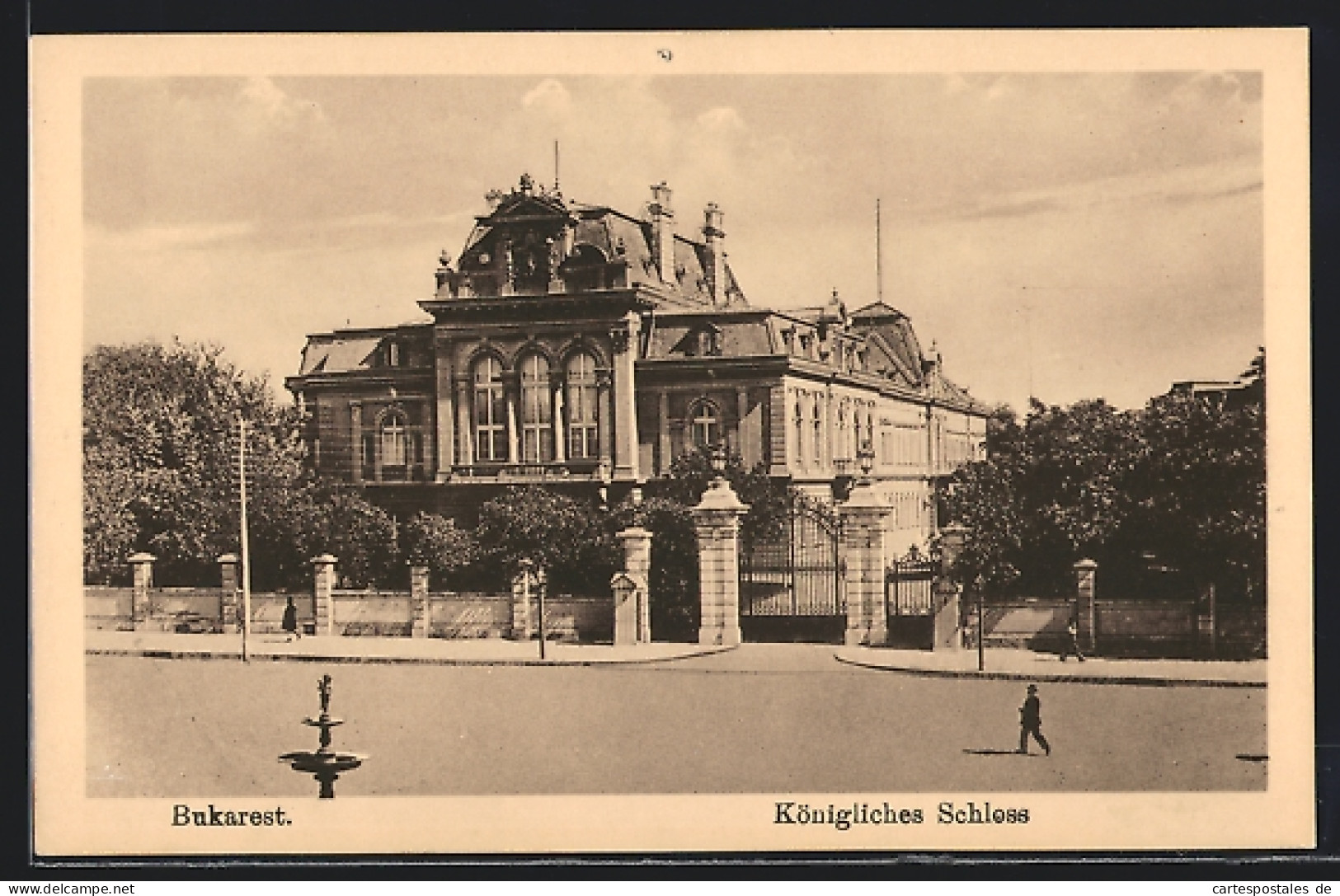AK Bukarest, Das Königliche Schloss  - Roemenië