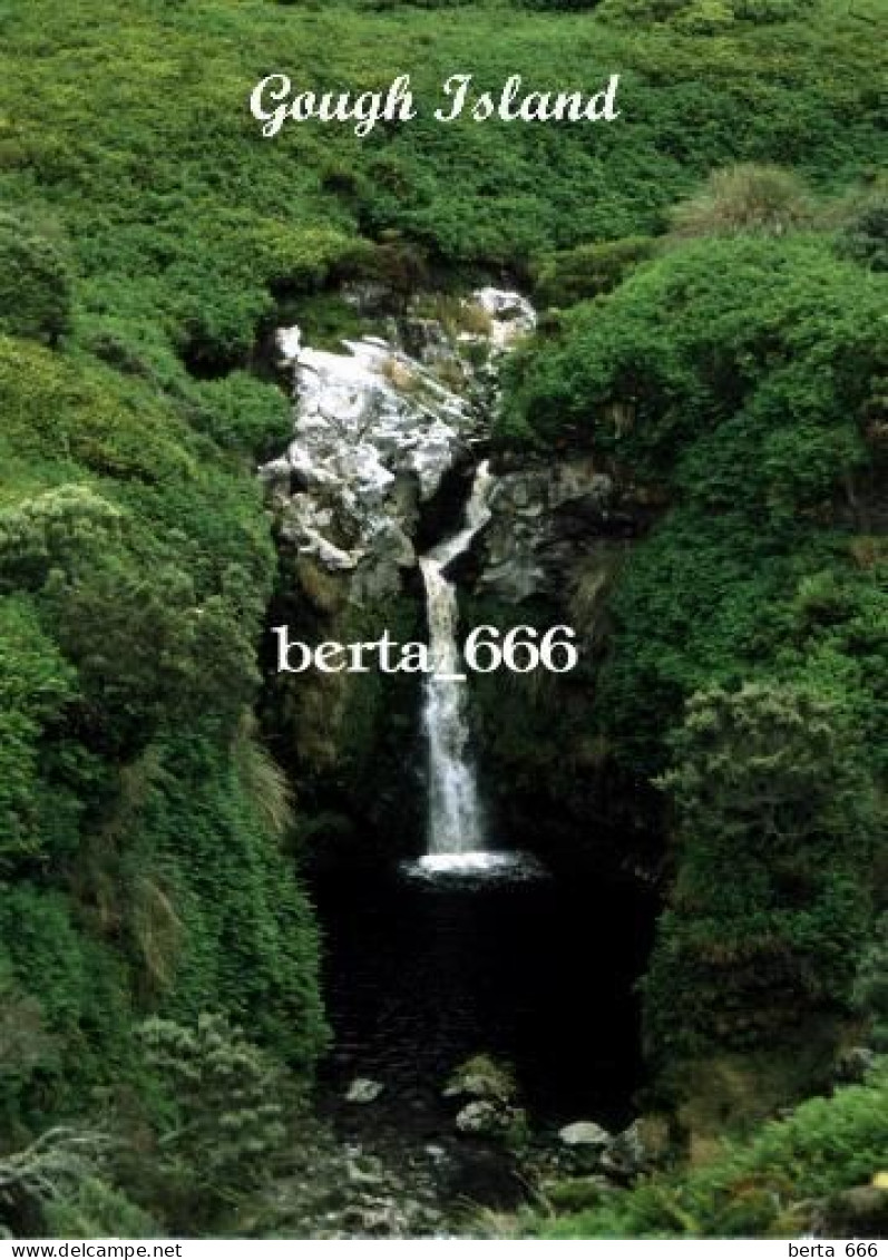 Tristan Da Cunha Gough Island UNESCO Waterfall New Postcard - St. Helena