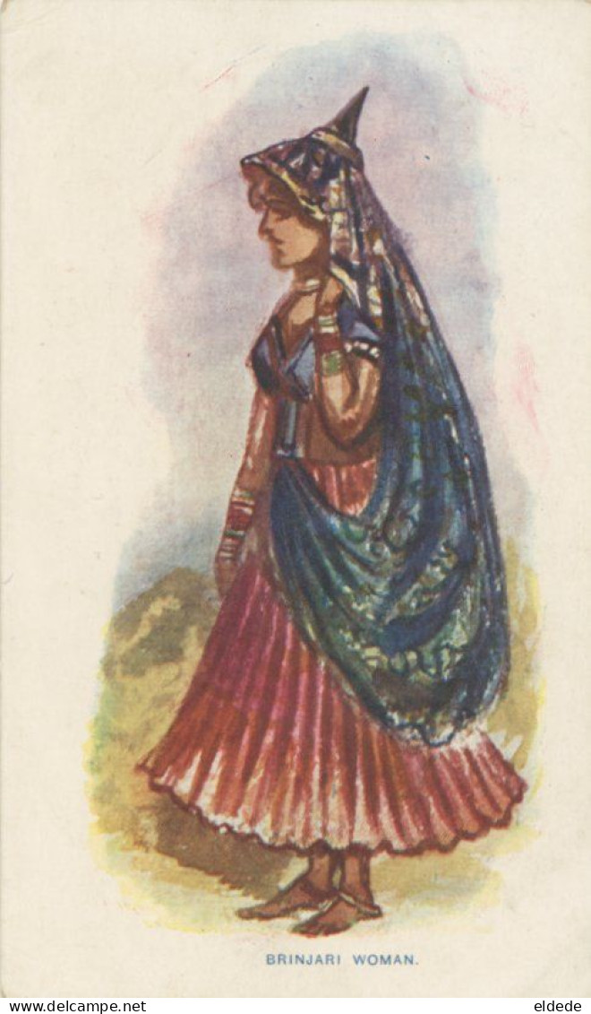 Art Card Brinjari Woman India - India